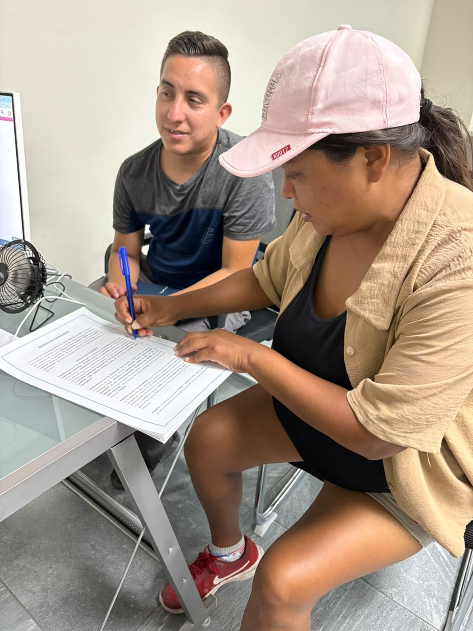 Firma de contrato de compraventa